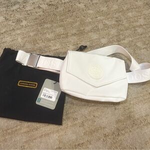 Canada Goose Black and White Mini Waistpack